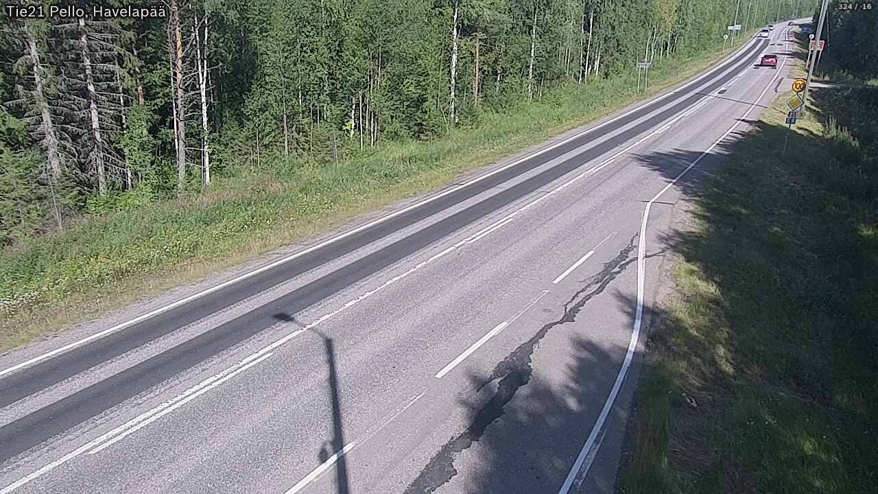 Weather Camera Image Road 21 Pello, Havelanpää, Pello, Lappi