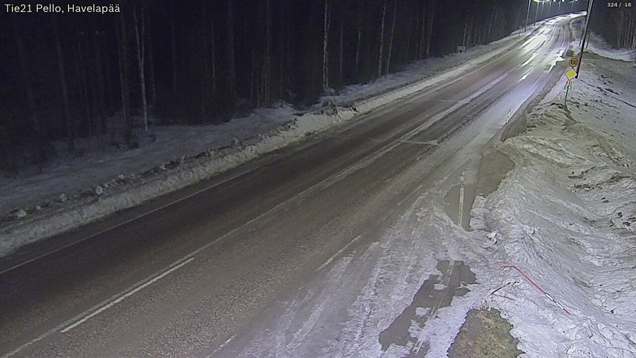 Kelikamerat Kuva Tie 21 Pello, Havelanpää, Pello, Lappi