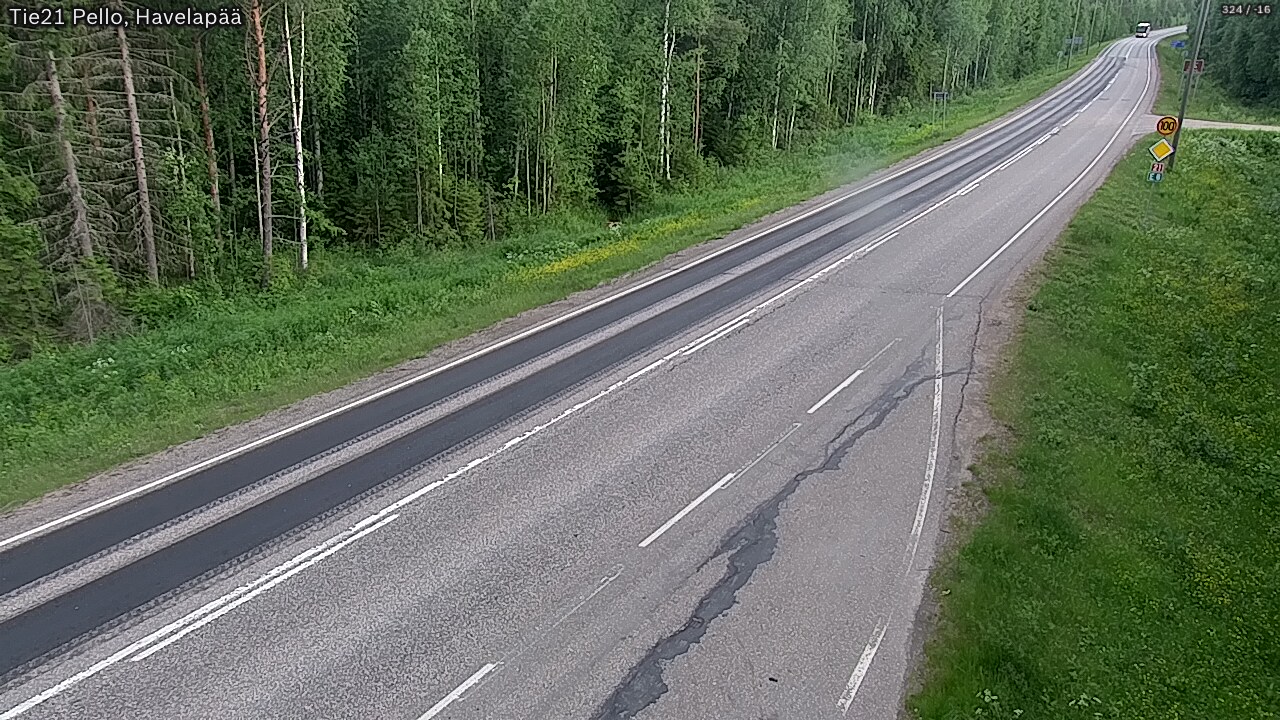 Kelikamerat Kuva Tie 21 Pello, Havelanpää, Pello, Lappi