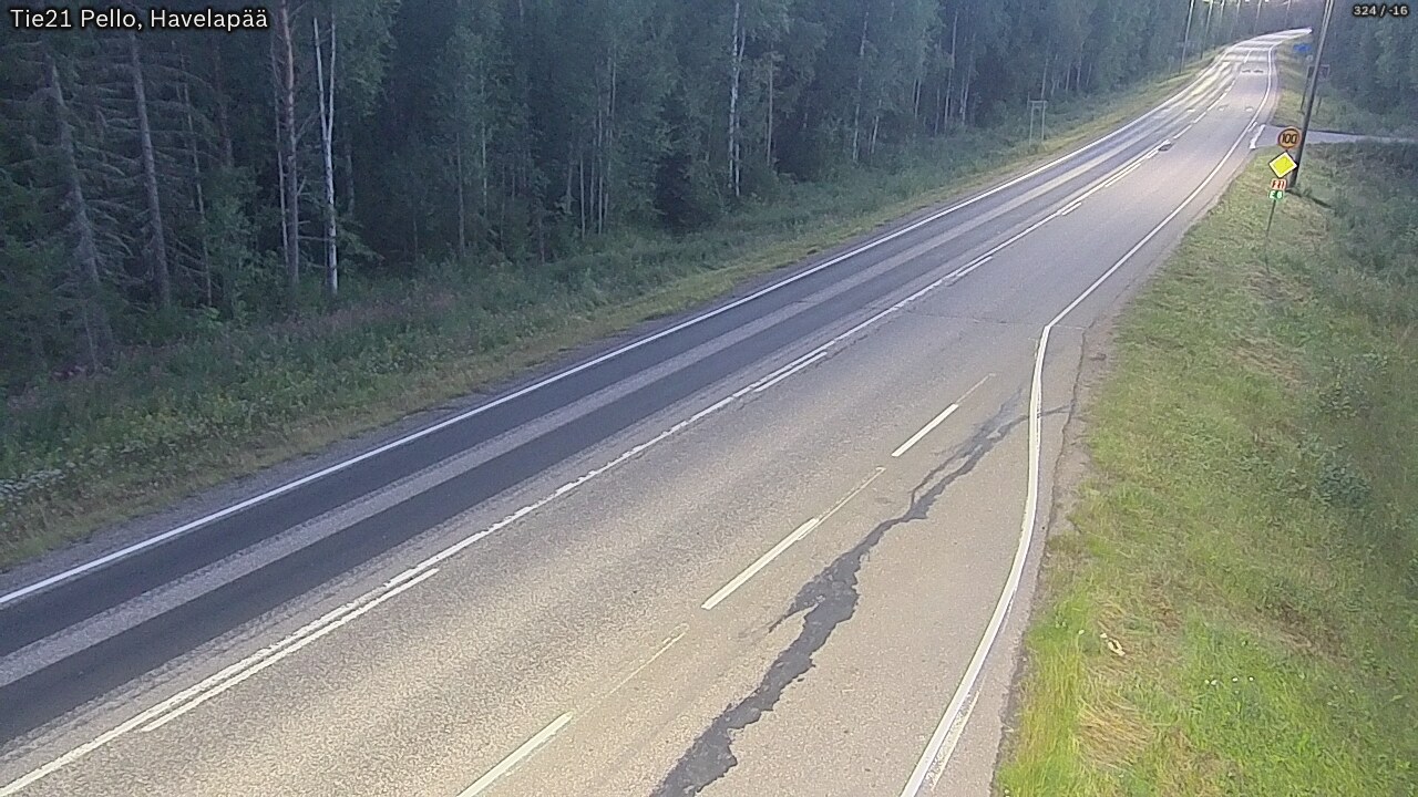 Kelikamerat Kuva Tie 21 Pello, Havelanpää, Pello, Lappi