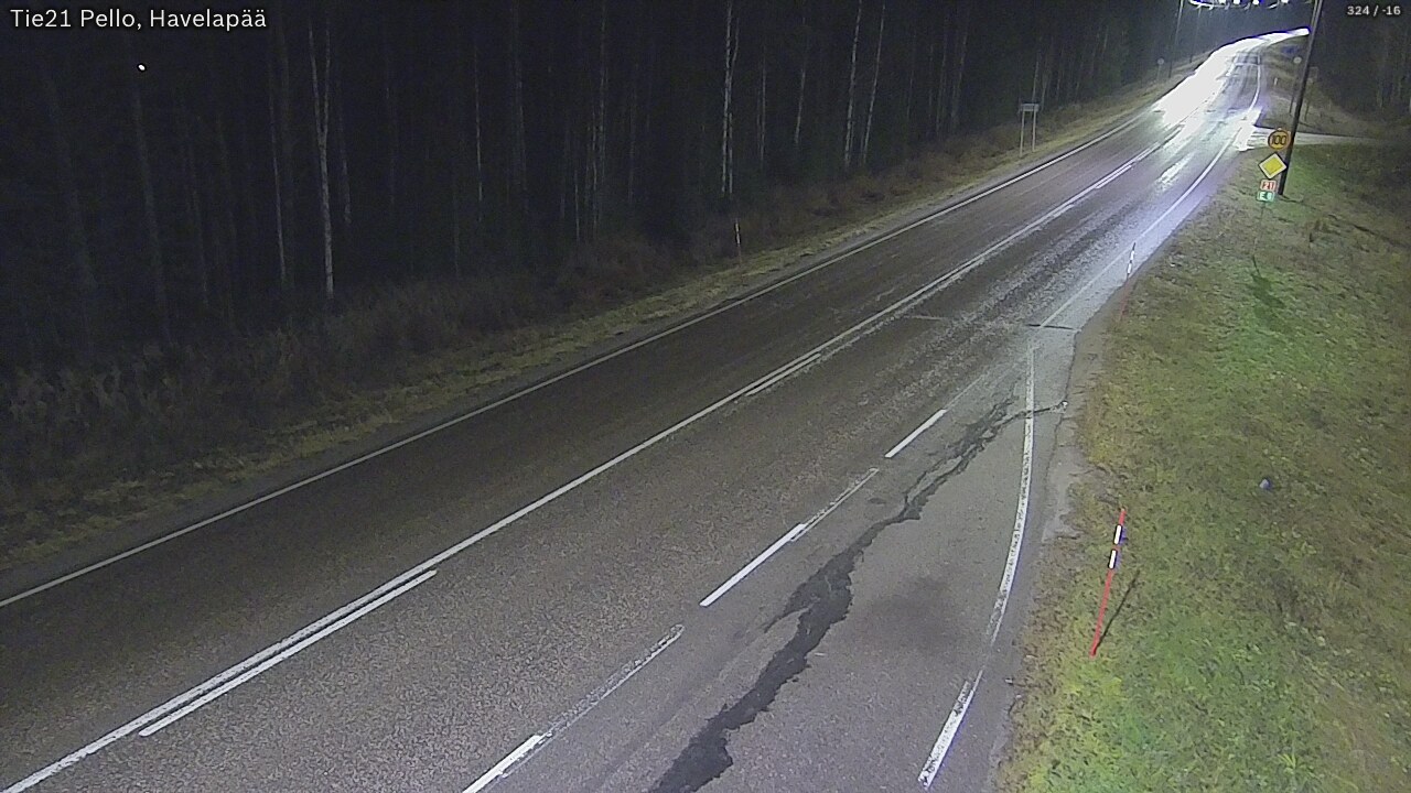 Kelikamerat Kuva Tie 21 Pello, Havelanpää, Pello, Lappi