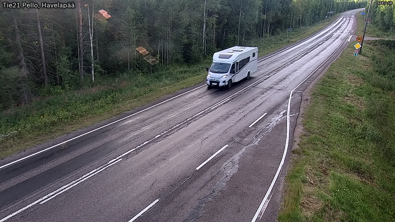 Kelikamerat Kuva Tie 21 Pello, Havelanpää, Pello, Lappi