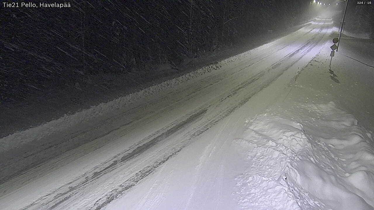 Kelikamerat Kuva Tie 21 Pello, Havelanpää, Pello, Lappi