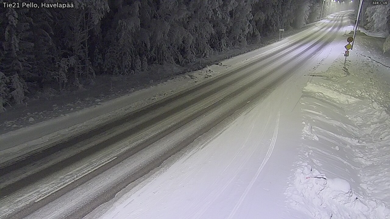 Kelikamerat Kuva Tie 21 Pello, Havelanpää, Pello, Lappi