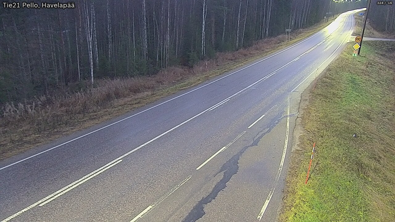 Kelikamerat Kuva Tie 21 Pello, Havelanpää, Pello, Lappi