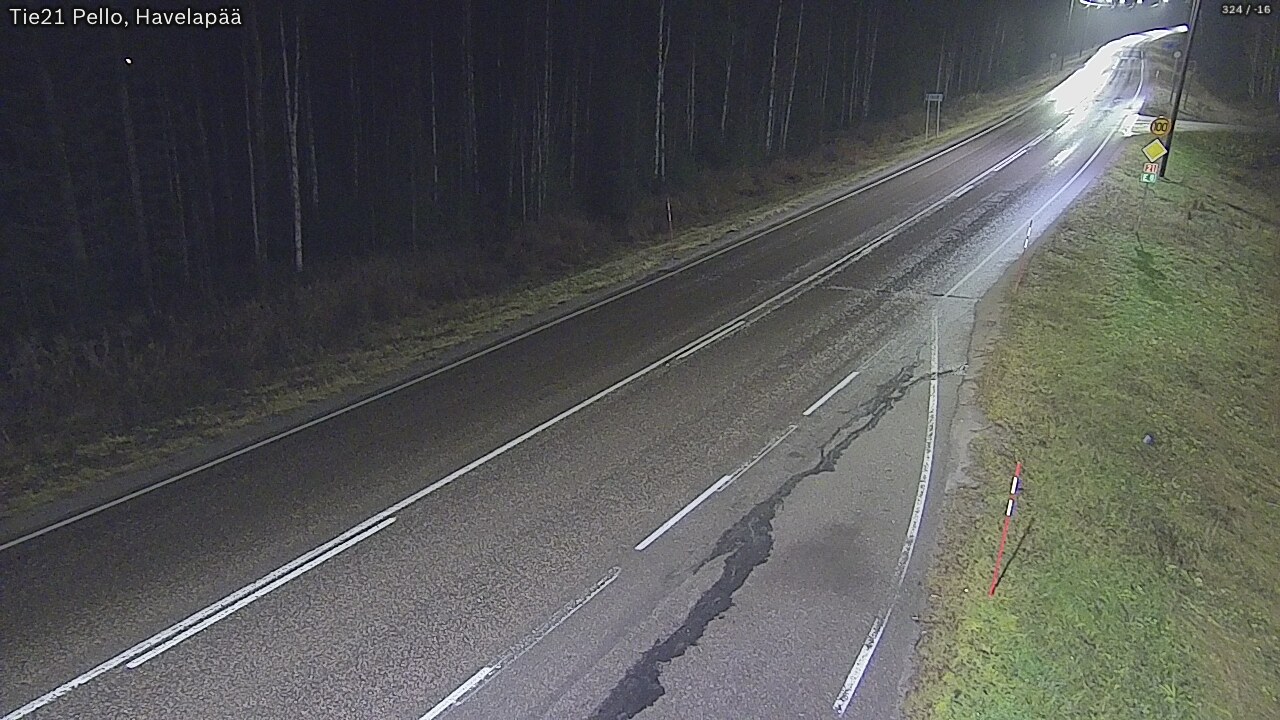 Kelikamerat Kuva Tie 21 Pello, Havelanpää, Pello, Lappi