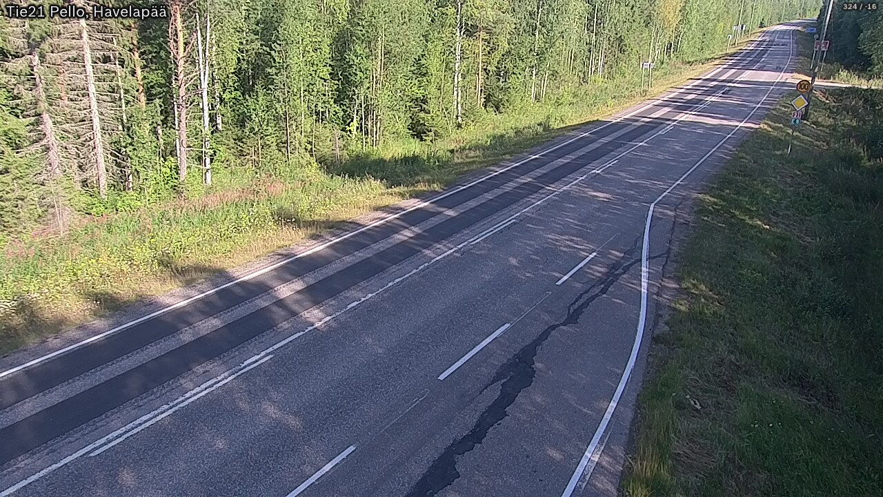 Weather Camera Image Road 21 Pello, Havelanpää, Pello, Lappi