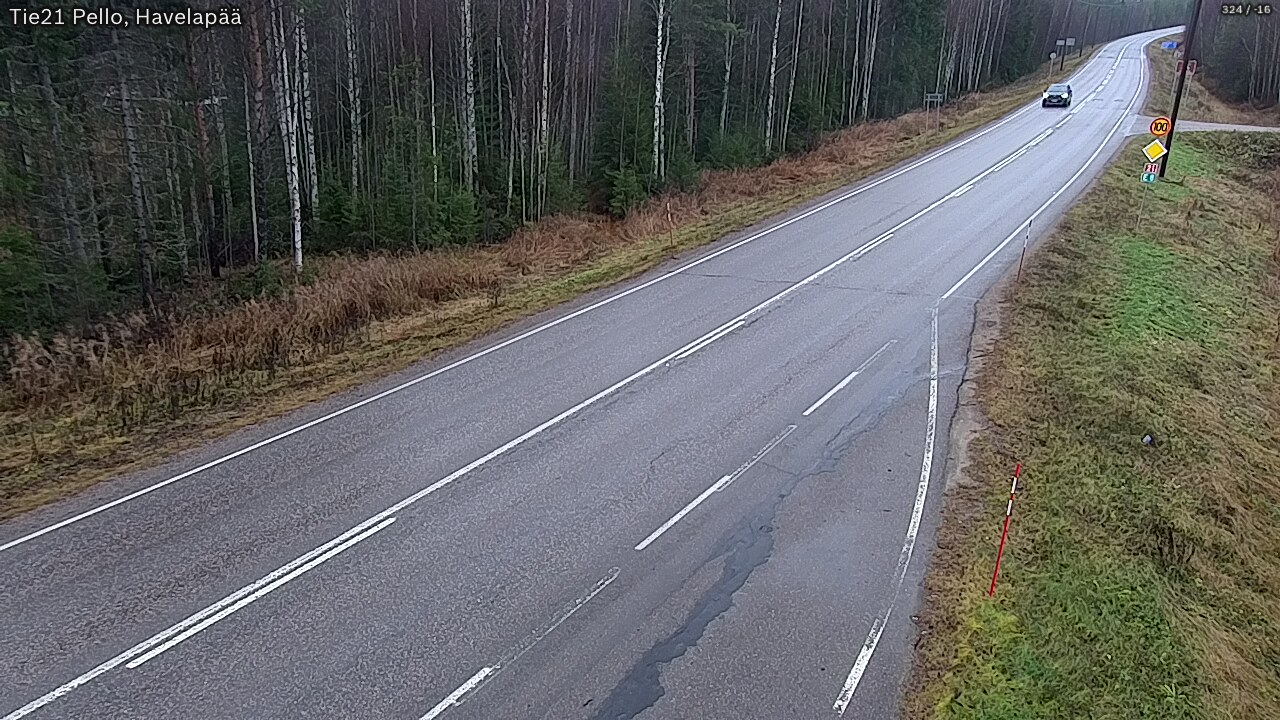 Kelikamerat Kuva Tie 21 Pello, Havelanpää, Pello, Lappi