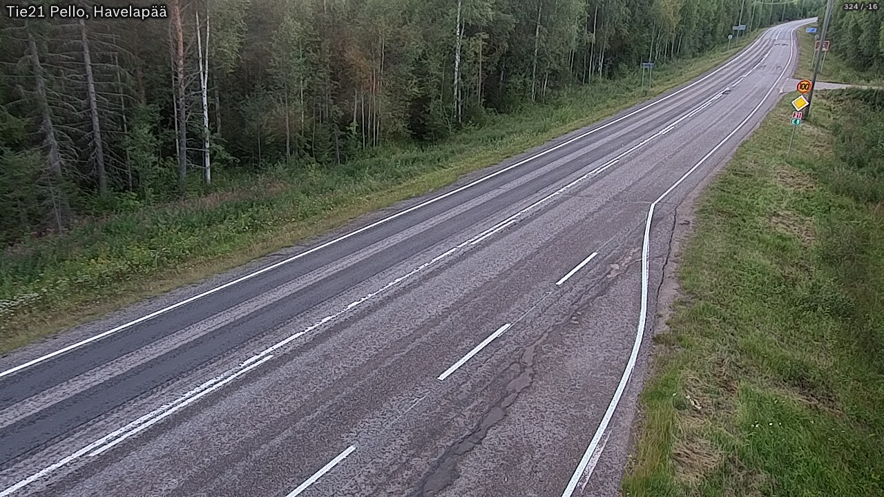 Kelikamerat Kuva Tie 21 Pello, Havelanpää, Pello, Lappi