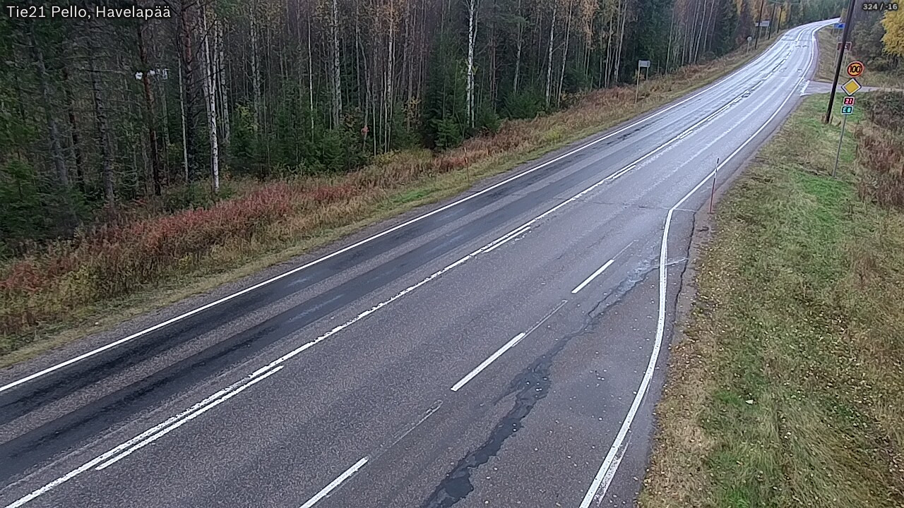 Kelikamerat Kuva Tie 21 Pello, Havelanpää, Pello, Lappi
