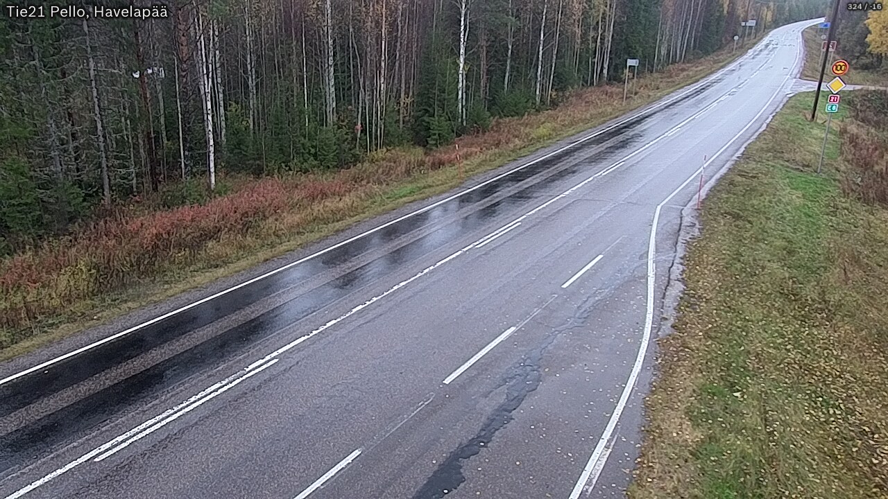 Weather Camera Image Road 21 Pello, Havelanpää, Pello, Lappi