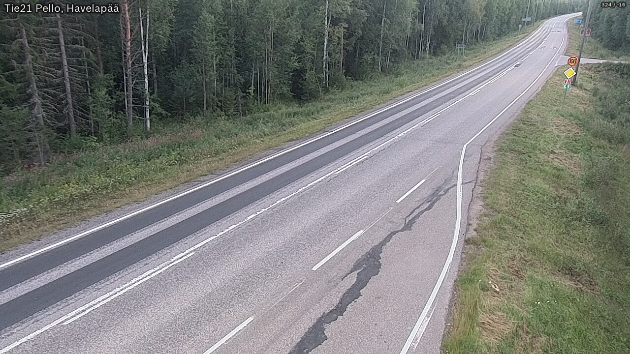 Kelikamerat Kuva Tie 21 Pello, Havelanpää, Pello, Lappi
