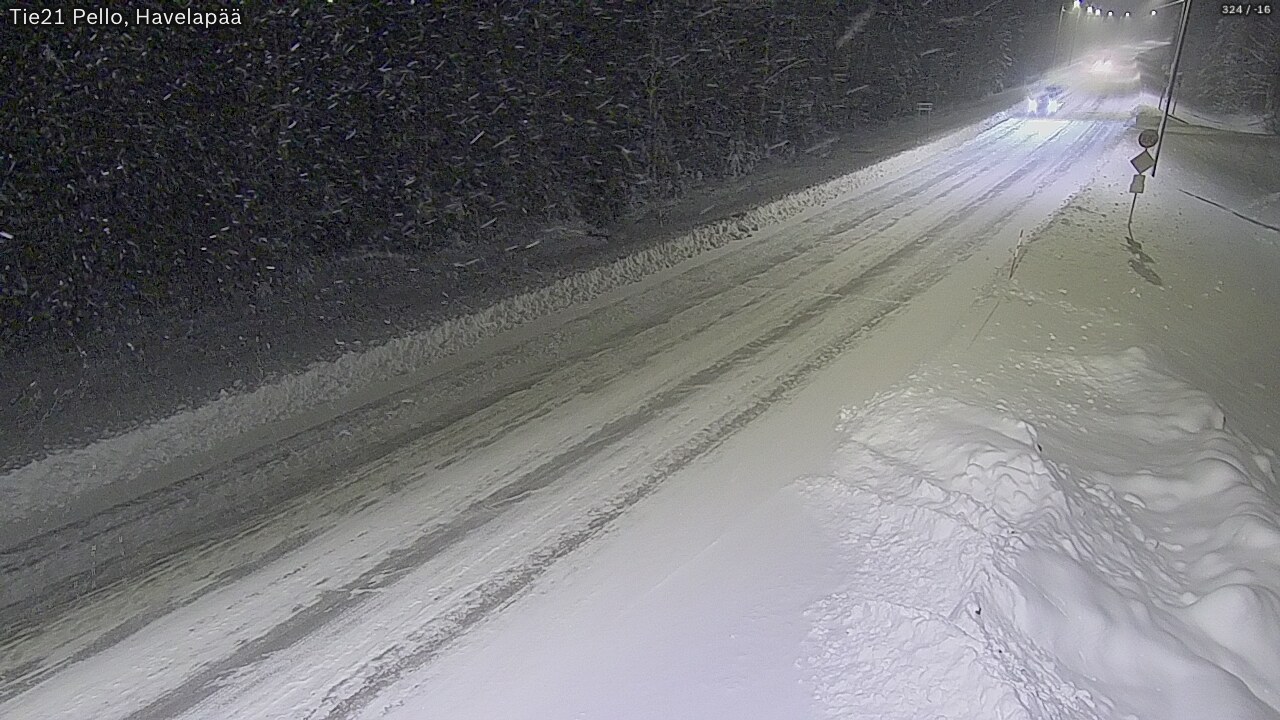 Kelikamerat Kuva Tie 21 Pello, Havelanpää, Pello, Lappi