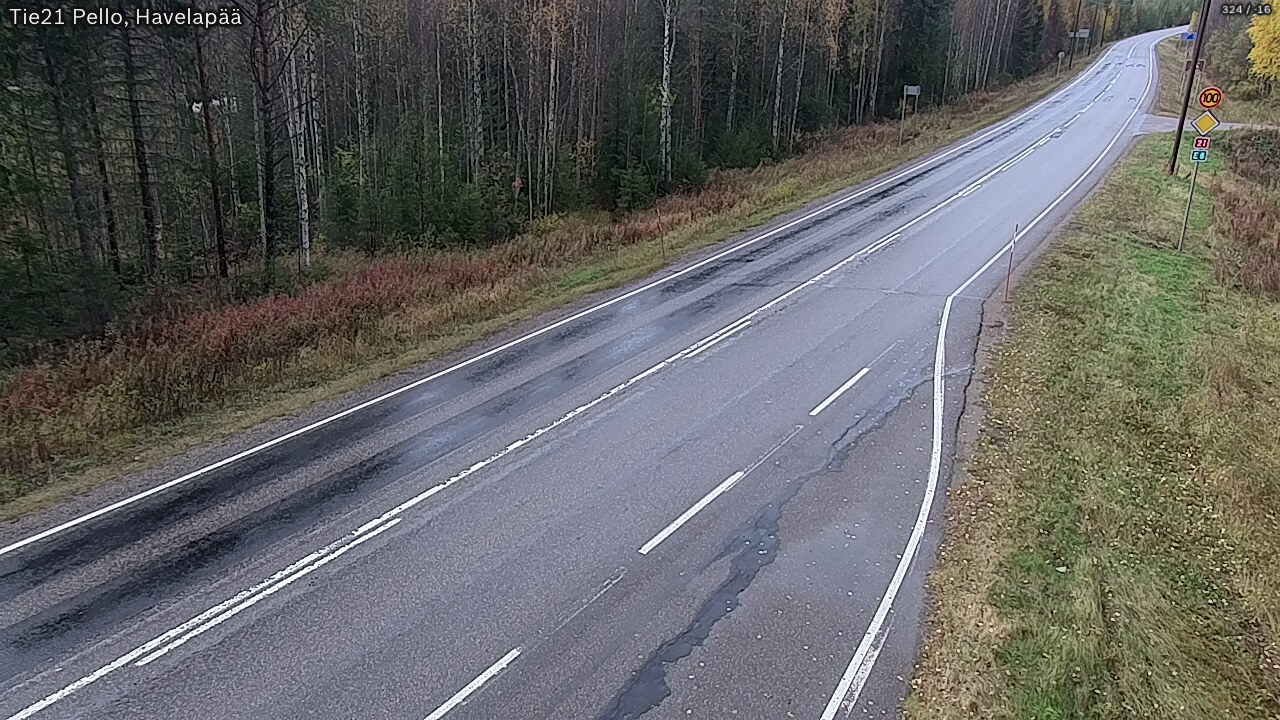 Kelikamerat Kuva Tie 21 Pello, Havelanpää, Pello, Lappi