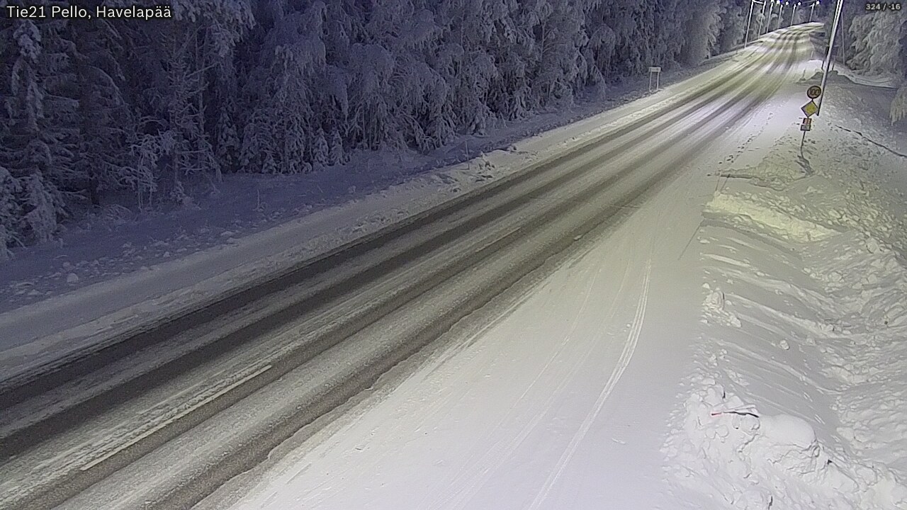 Kelikamerat Kuva Tie 21 Pello, Havelanpää, Pello, Lappi