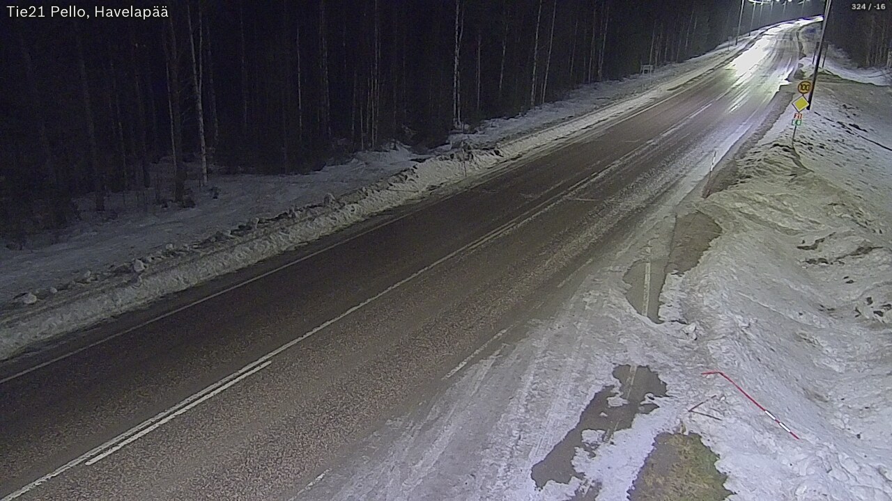 Kelikamerat Kuva Tie 21 Pello, Havelanpää, Pello, Lappi