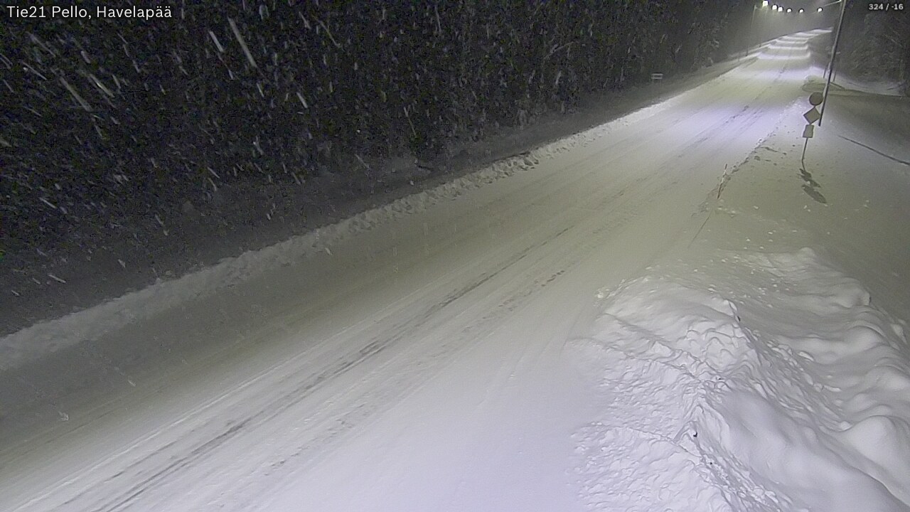 Kelikamerat Kuva Tie 21 Pello, Havelanpää, Pello, Lappi