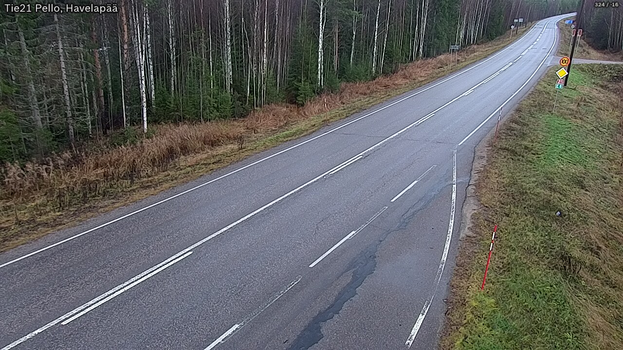 Kelikamerat Kuva Tie 21 Pello, Havelanpää, Pello, Lappi