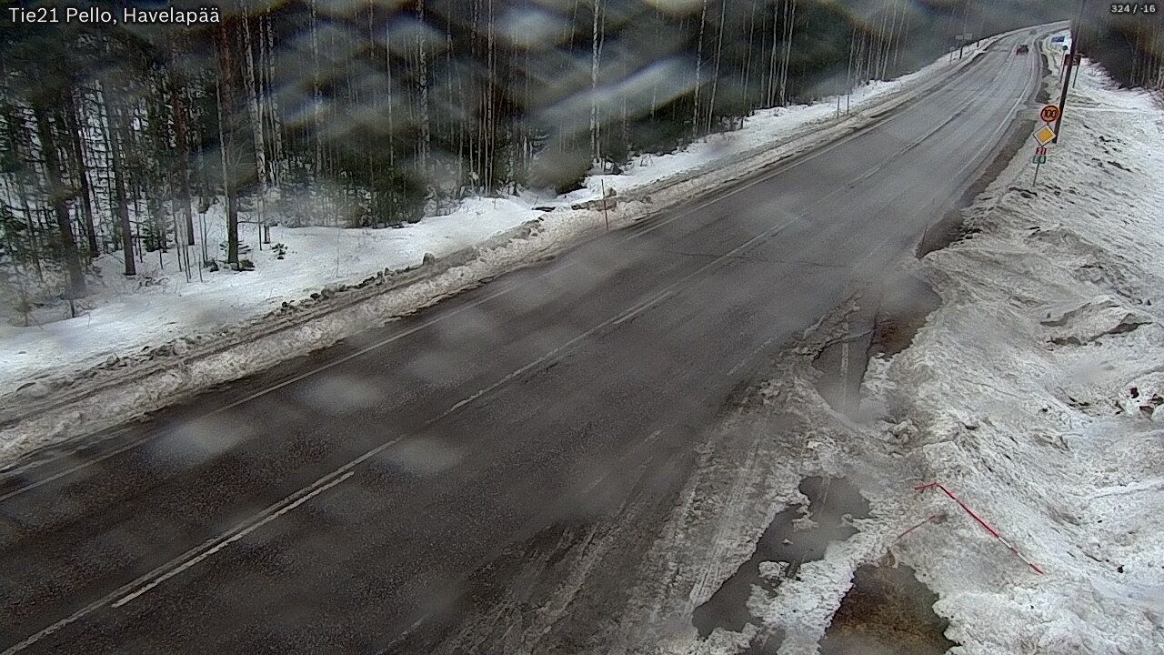 Kelikamerat Kuva Tie 21 Pello, Havelanpää, Pello, Lappi