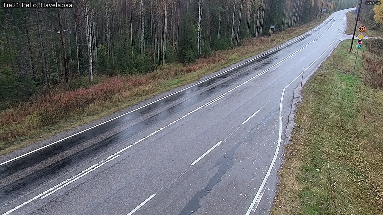Weather Camera Image Road 21 Pello, Havelanpää, Pello, Lappi