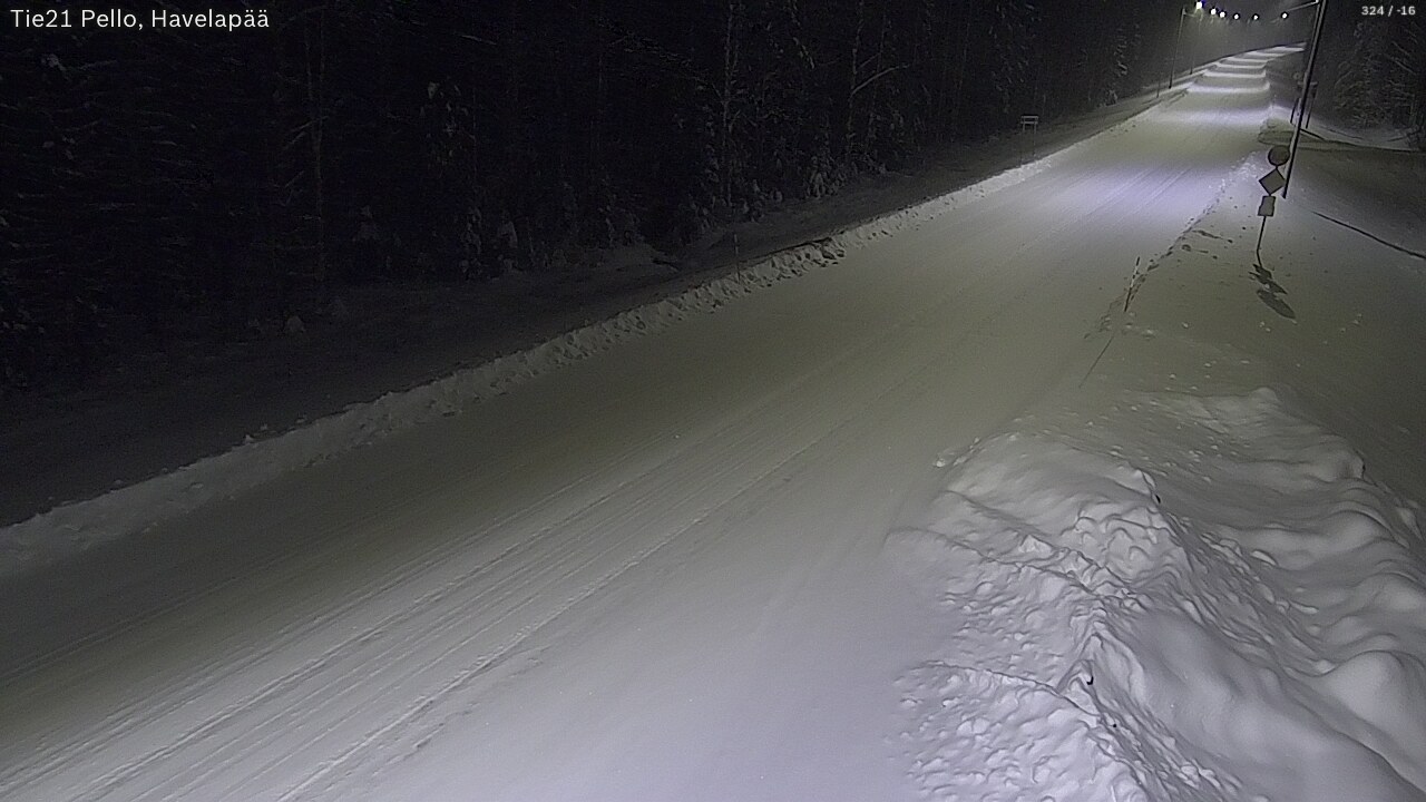 Kelikamerat Kuva Tie 21 Pello, Havelanpää, Pello, Lappi
