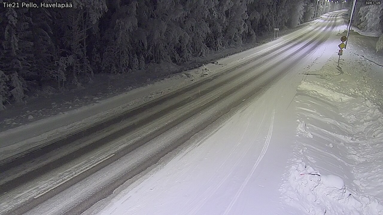 Kelikamerat Kuva Tie 21 Pello, Havelanpää, Pello, Lappi