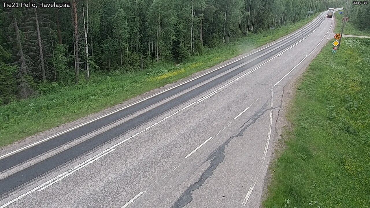 Kelikamerat Kuva Tie 21 Pello, Havelanpää, Pello, Lappi