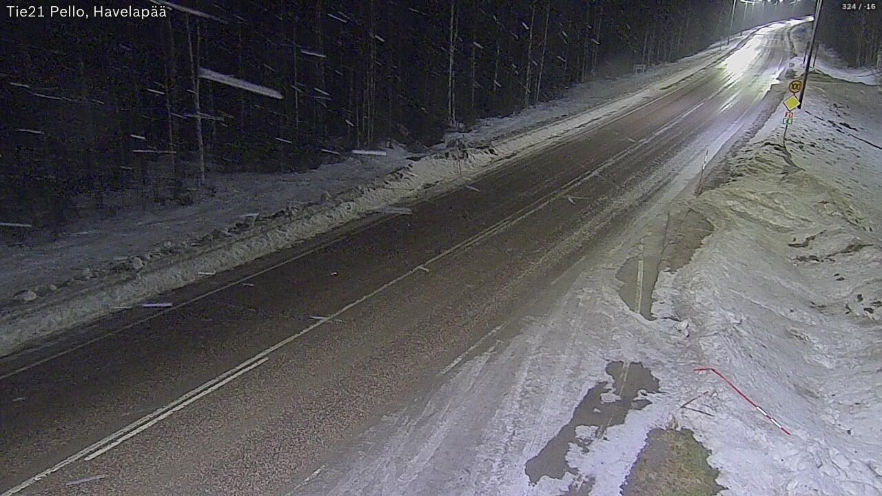 Kelikamerat Kuva Tie 21 Pello, Havelanpää, Pello, Lappi