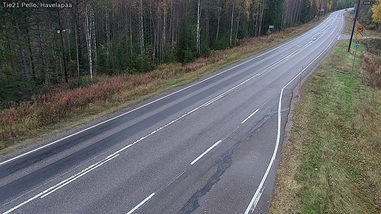 Kelikamerat Kuva Tie 21 Pello, Havelanpää, Pello, Lappi