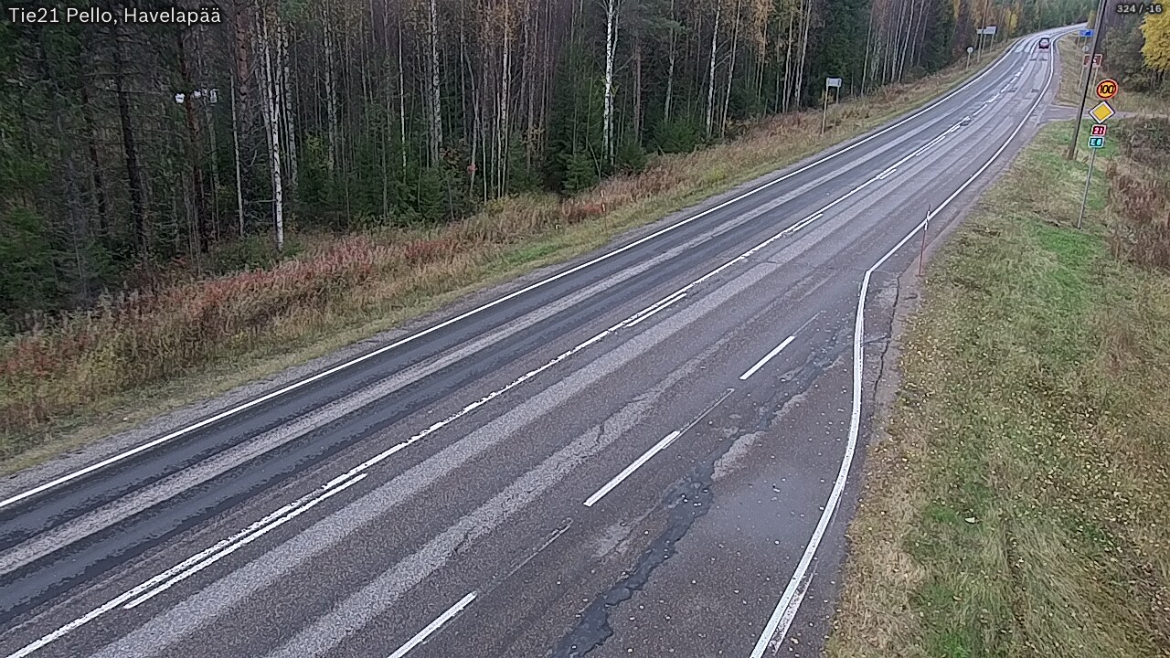 Kelikamerat Kuva Tie 21 Pello, Havelanpää, Pello, Lappi