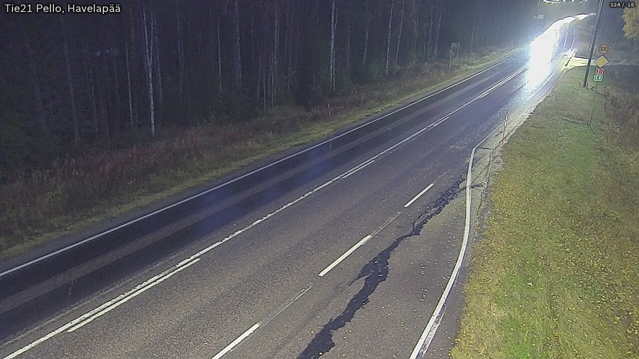 Kelikamerat Kuva Tie 21 Pello, Havelanpää, Pello, Lappi