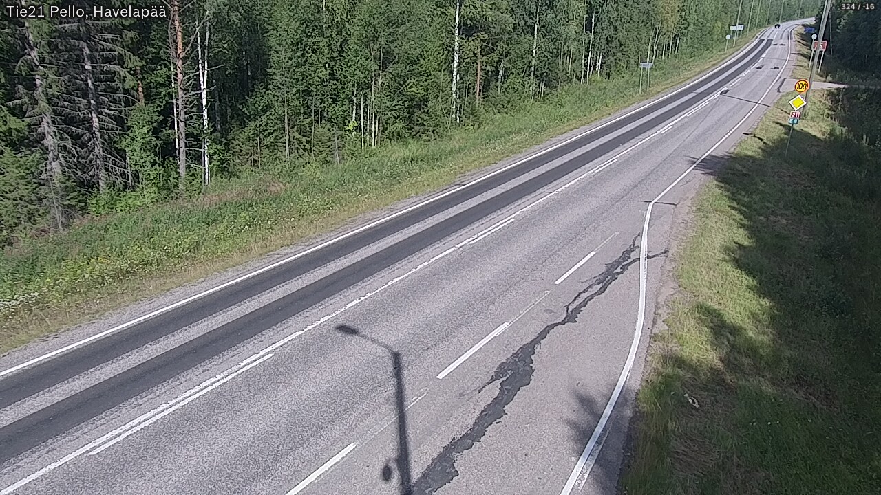 Weather Camera Image Road 21 Pello, Havelanpää, Pello, Lappi