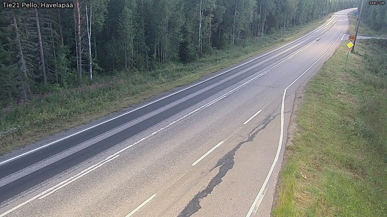 Kelikamerat Kuva Tie 21 Pello, Havelanpää, Pello, Lappi