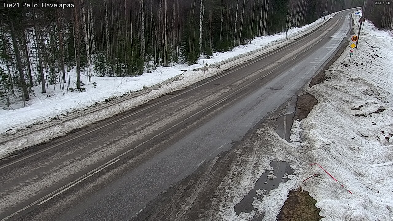 Kelikamerat Kuva Tie 21 Pello, Havelanpää, Pello, Lappi