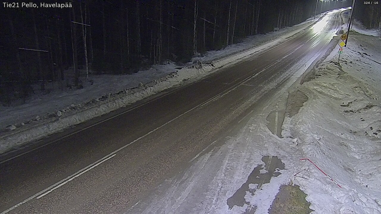 Kelikamerat Kuva Tie 21 Pello, Havelanpää, Pello, Lappi