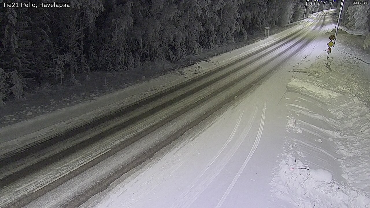 Kelikamerat Kuva Tie 21 Pello, Havelanpää, Pello, Lappi