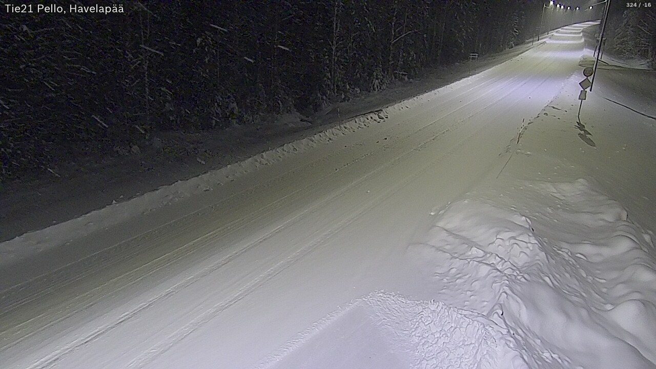 Kelikamerat Kuva Tie 21 Pello, Havelanpää, Pello, Lappi