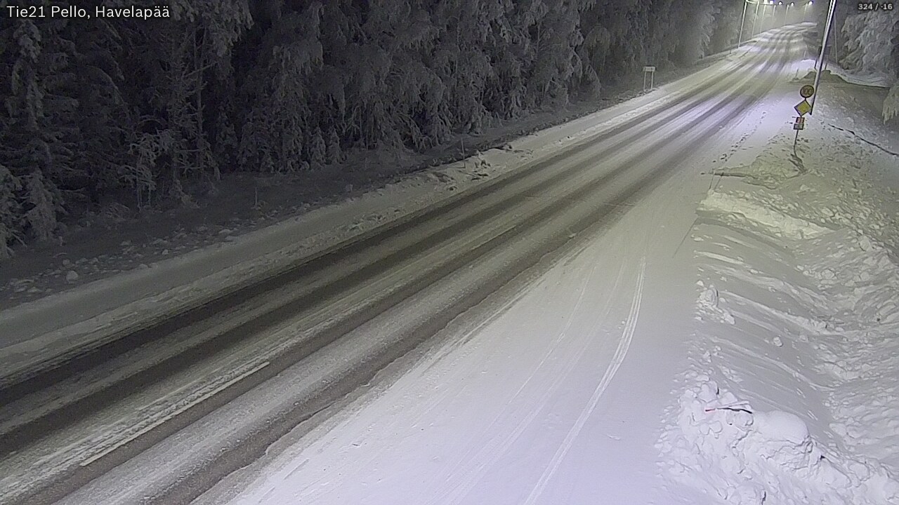 Kelikamerat Kuva Tie 21 Pello, Havelanpää, Pello, Lappi
