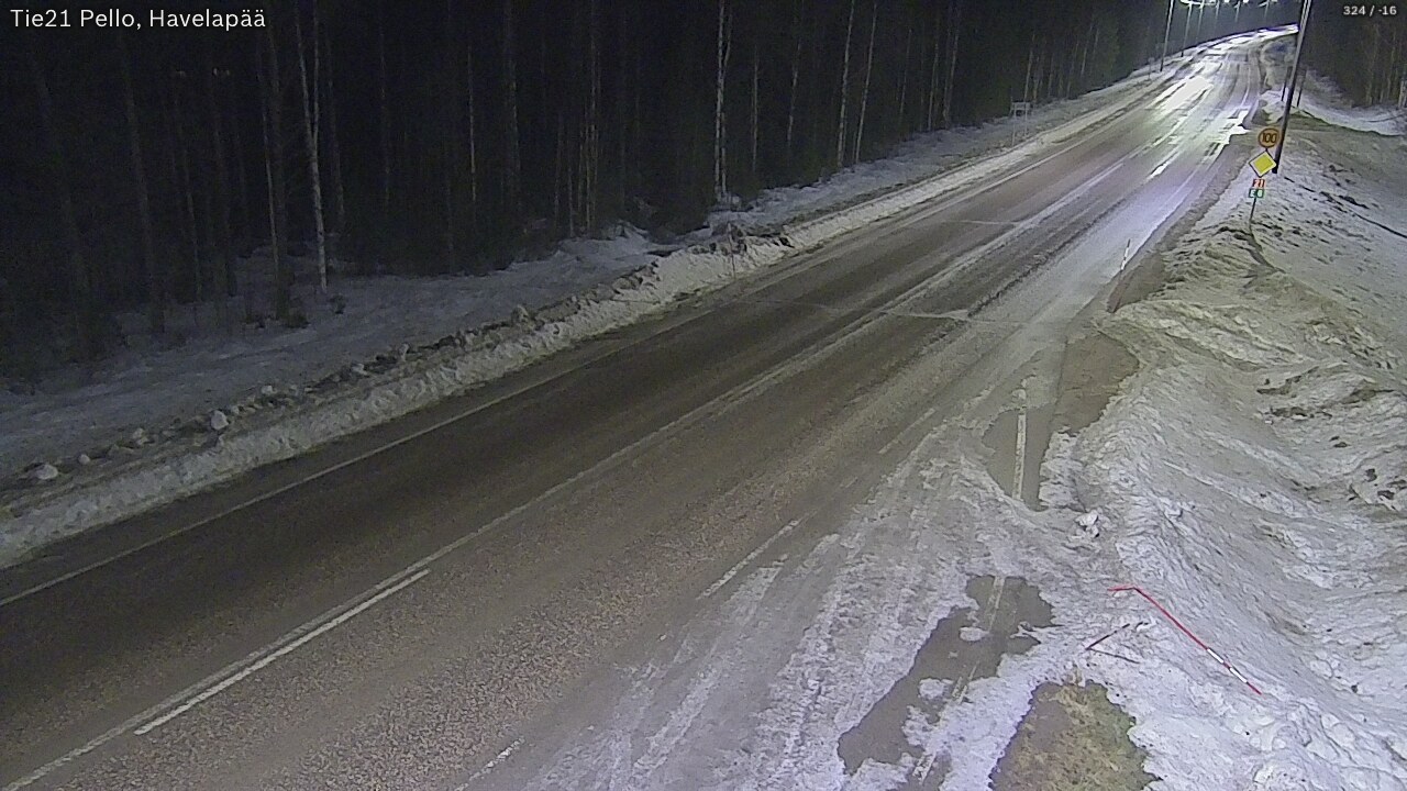 Kelikamerat Kuva Tie 21 Pello, Havelanpää, Pello, Lappi