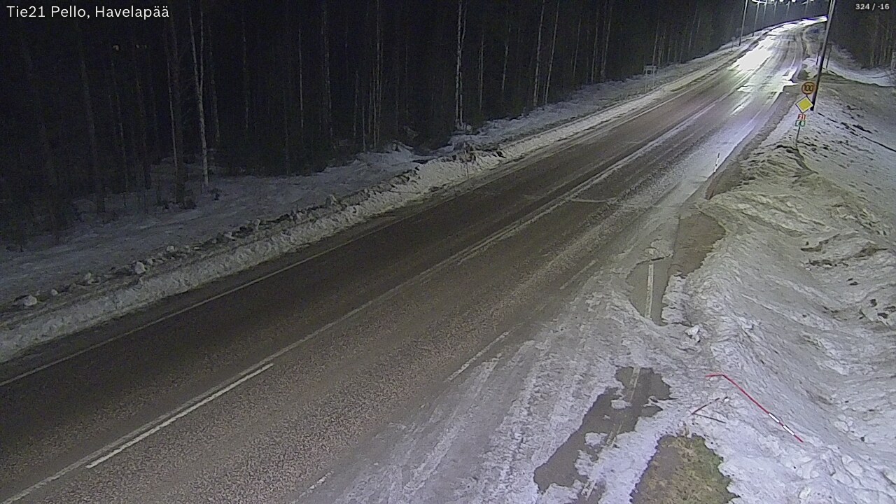 Kelikamerat Kuva Tie 21 Pello, Havelanpää, Pello, Lappi