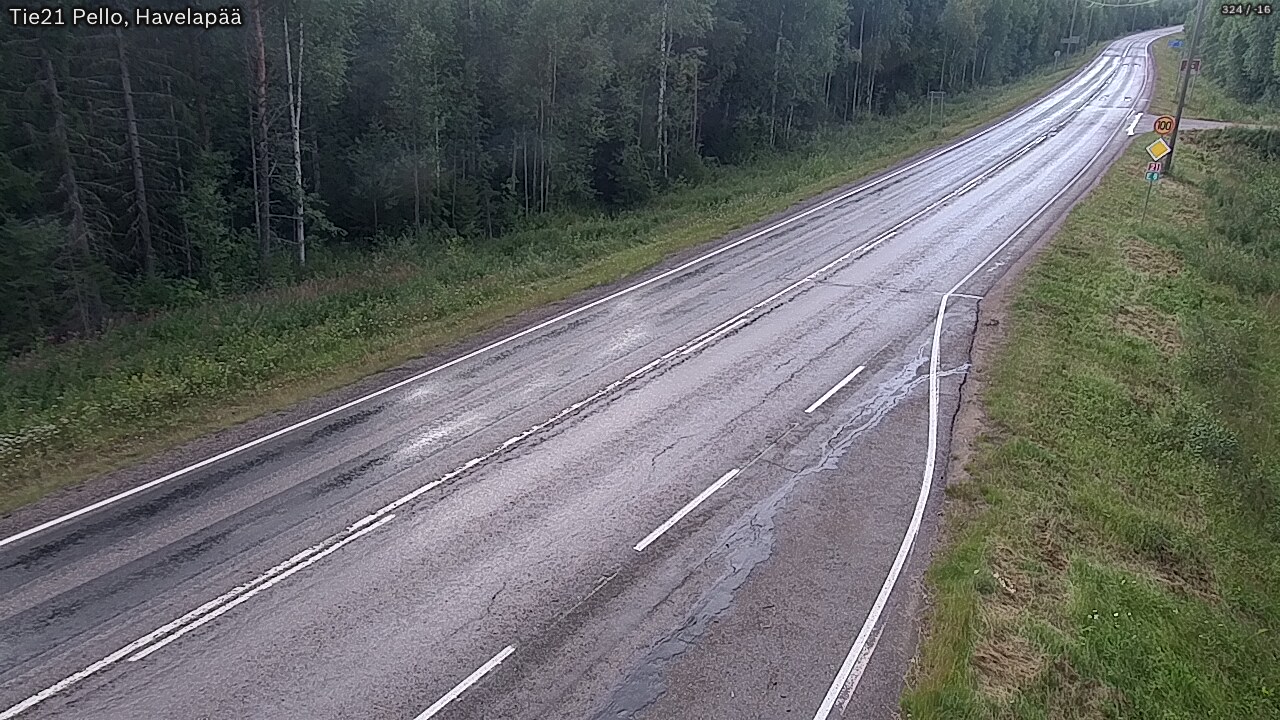 Kelikamerat Kuva Tie 21 Pello, Havelanpää, Pello, Lappi