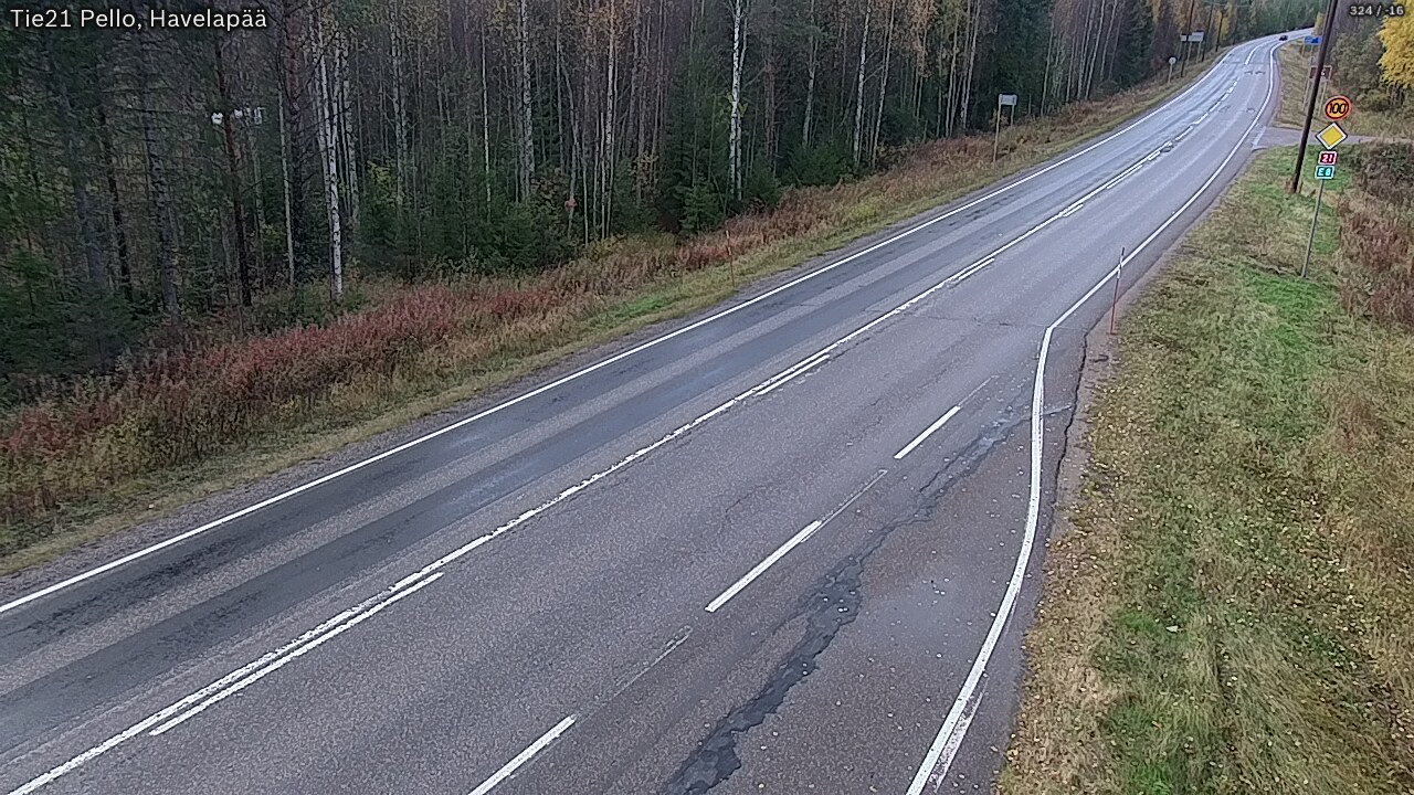 Kelikamerat Kuva Tie 21 Pello, Havelanpää, Pello, Lappi