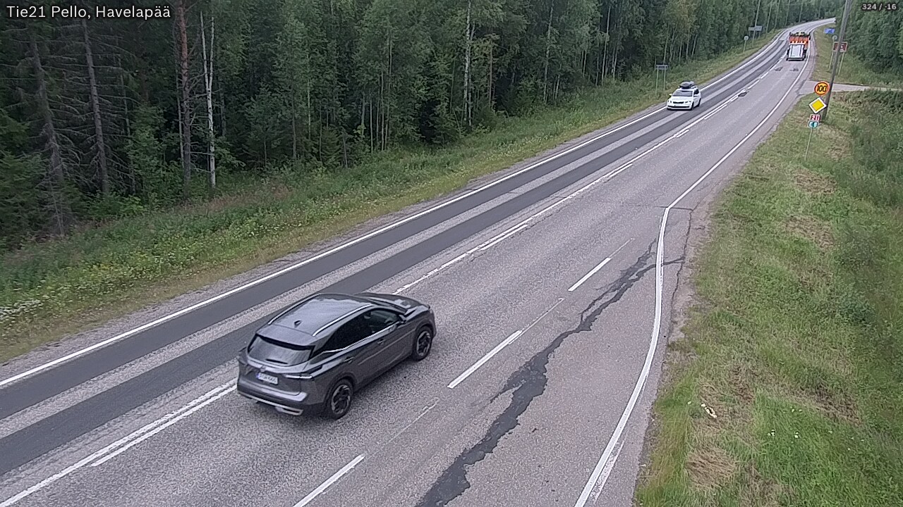 Kelikamerat Kuva Tie 21 Pello, Havelanpää, Pello, Lappi