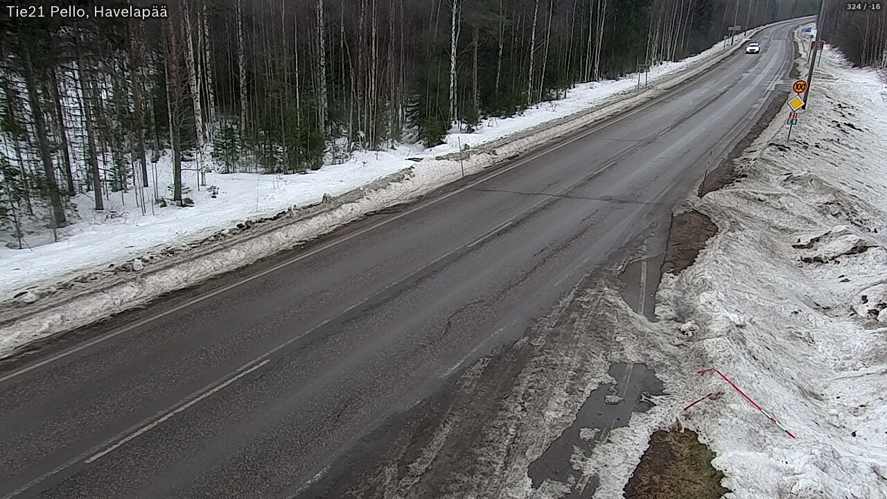 Kelikamerat Kuva Tie 21 Pello, Havelanpää, Pello, Lappi