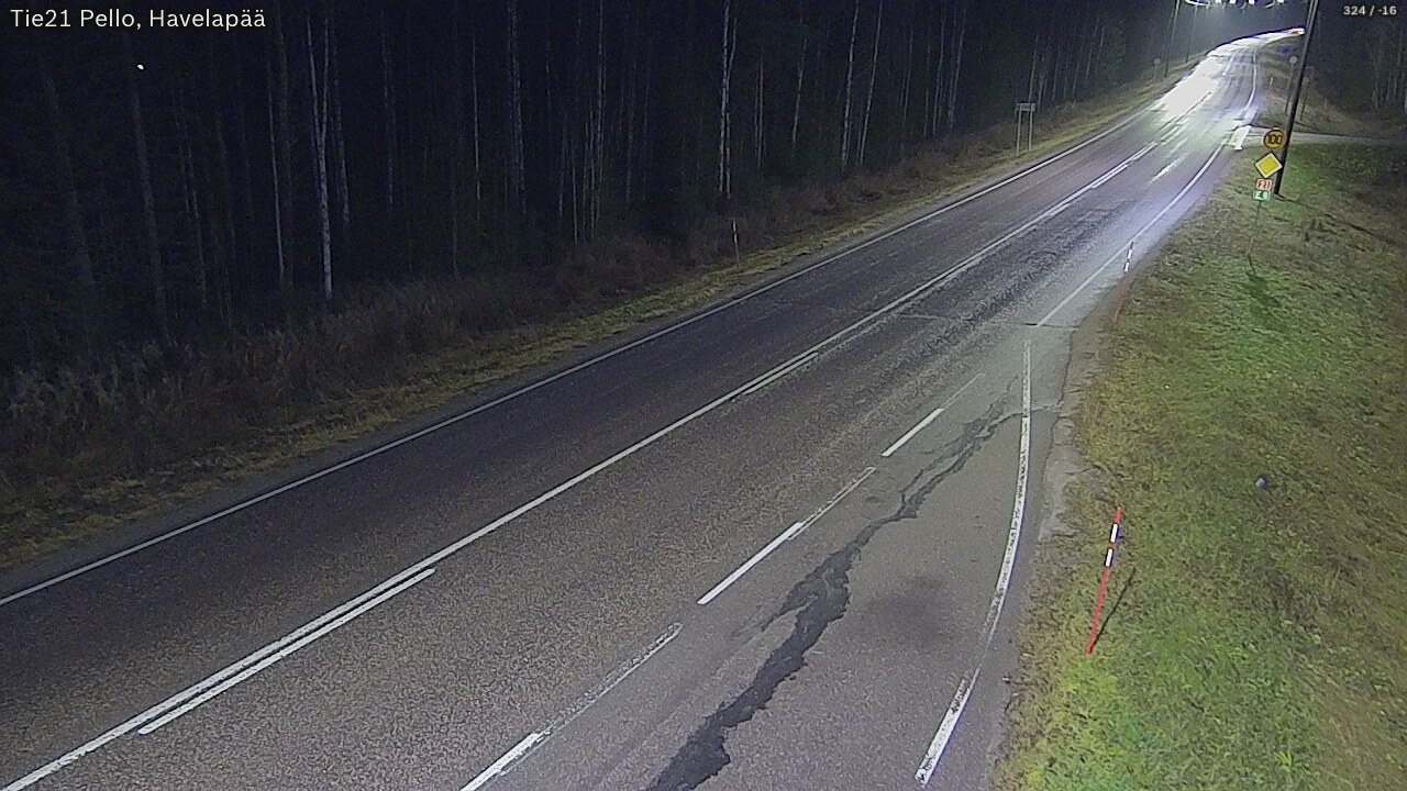 Kelikamerat Kuva Tie 21 Pello, Havelanpää, Pello, Lappi