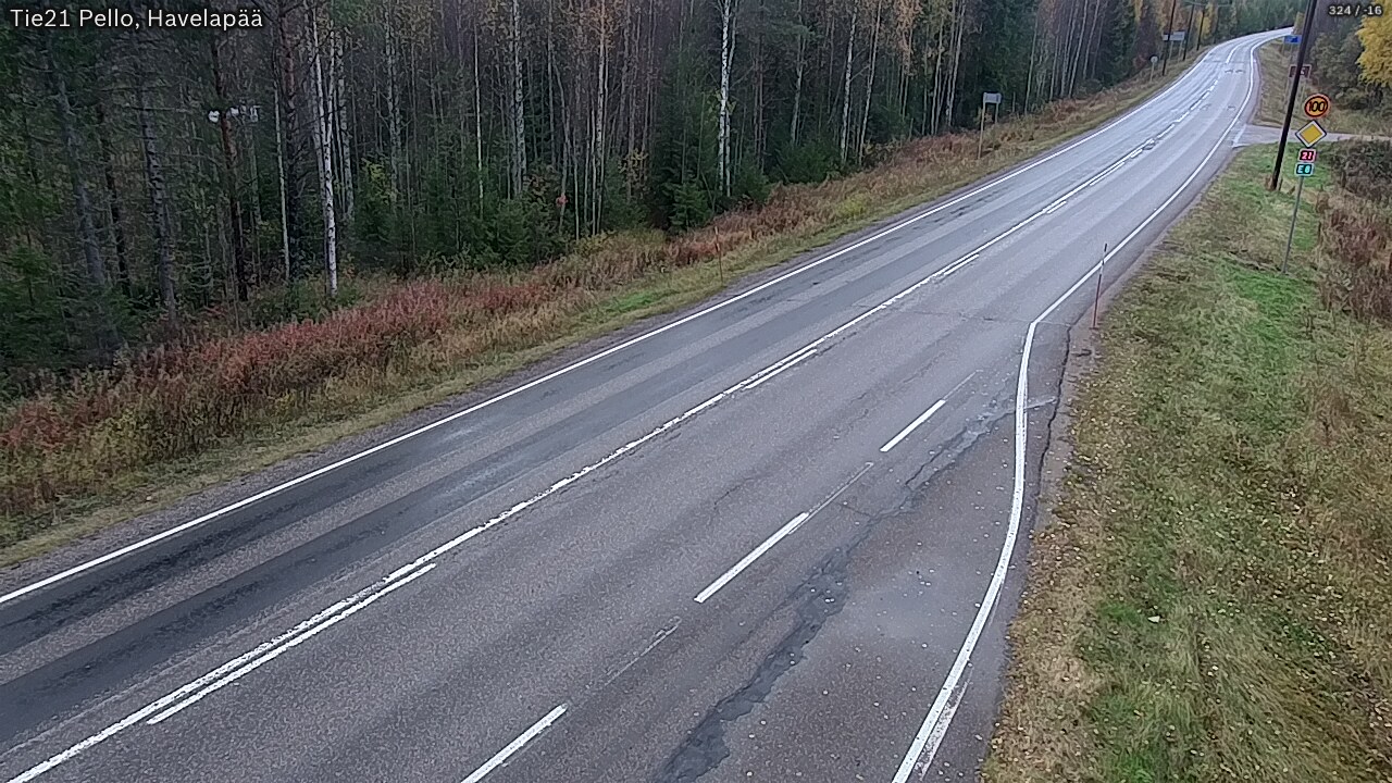 Kelikamerat Kuva Tie 21 Pello, Havelanpää, Pello, Lappi