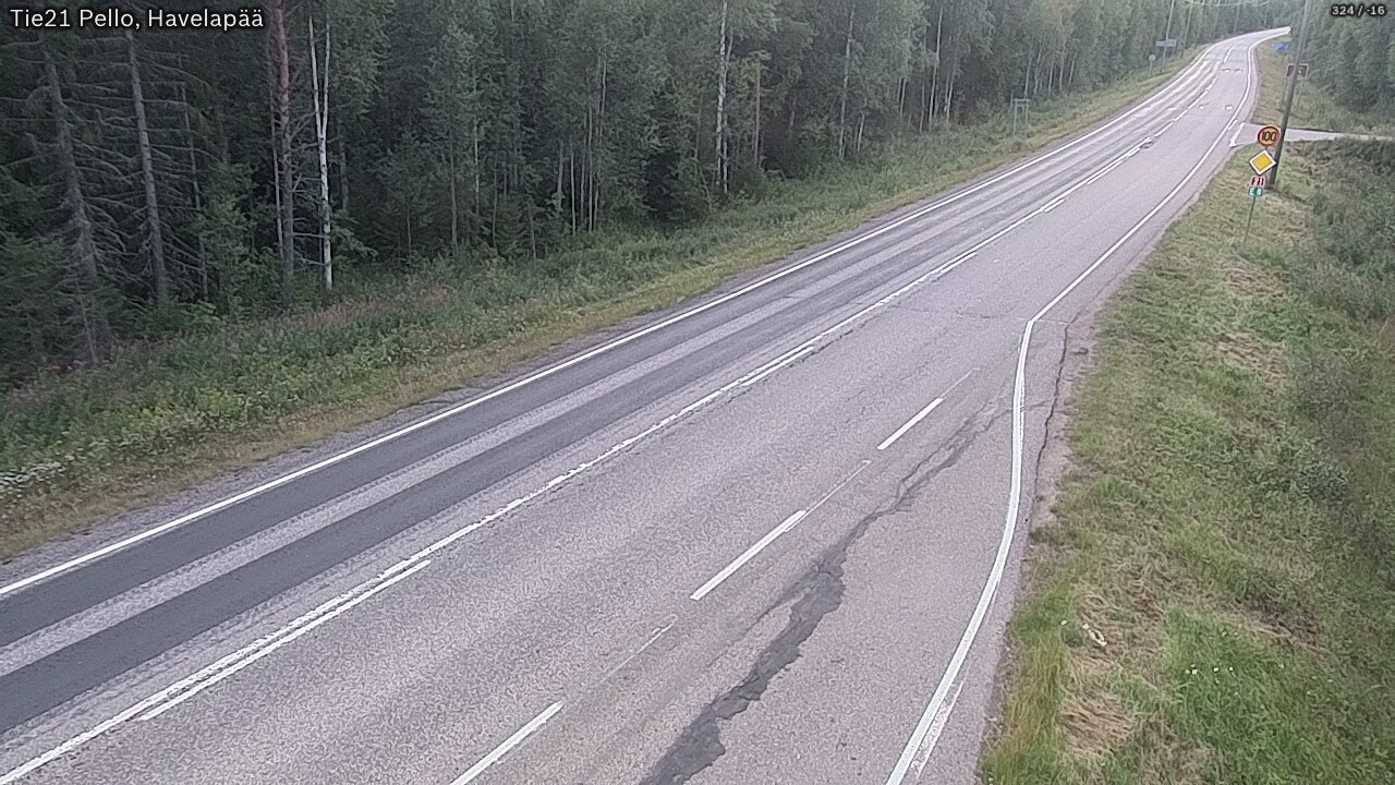Kelikamerat Kuva Tie 21 Pello, Havelanpää, Pello, Lappi