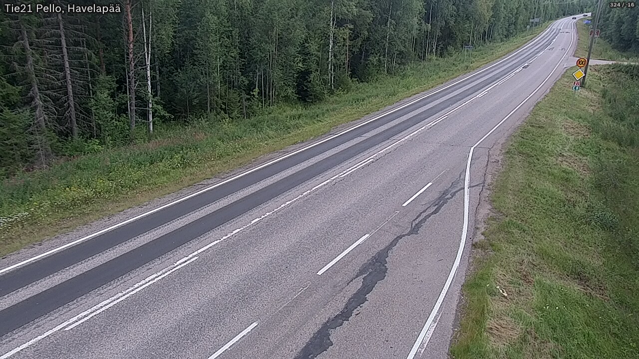 Kelikamerat Kuva Tie 21 Pello, Havelanpää, Pello, Lappi