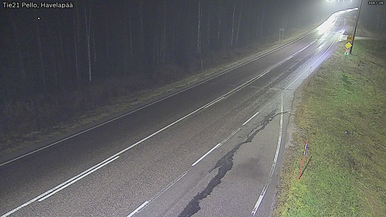 Kelikamerat Kuva Tie 21 Pello, Havelanpää, Pello, Lappi