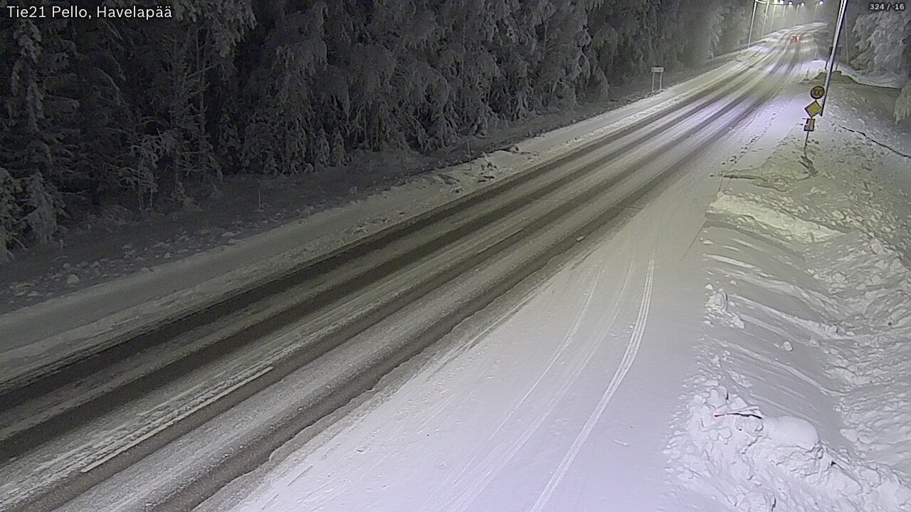 Kelikamerat Kuva Tie 21 Pello, Havelanpää, Pello, Lappi